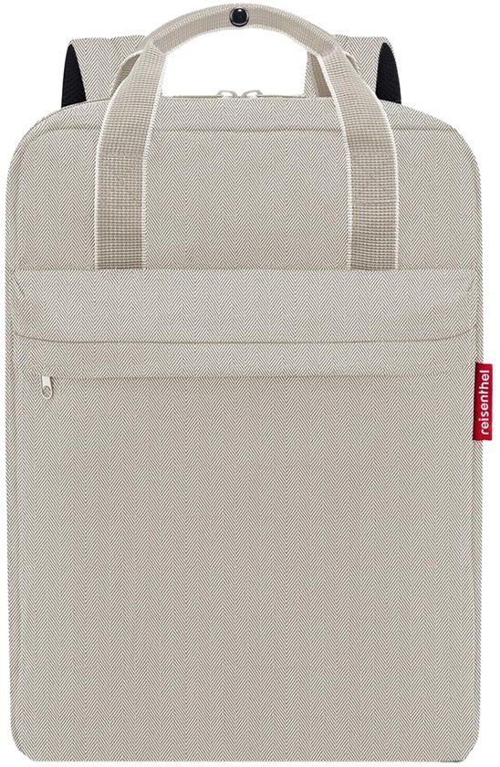 Reisenthel Allday Backpack M Rugzak - 15L - Herringbone Zand