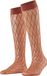 FALKE Pure Shore Kniekousen dames roze - maat 35-38