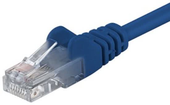 Wentronic CAT5E Netwerkkabel - RJ45 - Blauw - 5 m