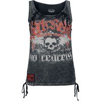 Rock Rebel by EMP - Rock Top - Original Sinners Top - S tot XXL - voor Vrouwen - grijs