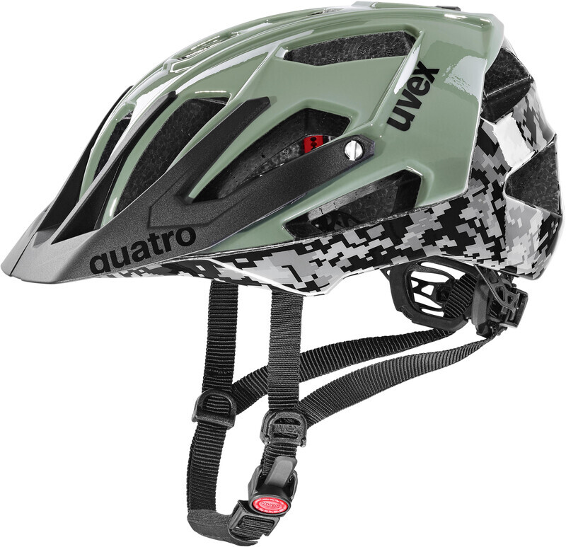 UVEX Quatro Helmet, pixelcamo/olive