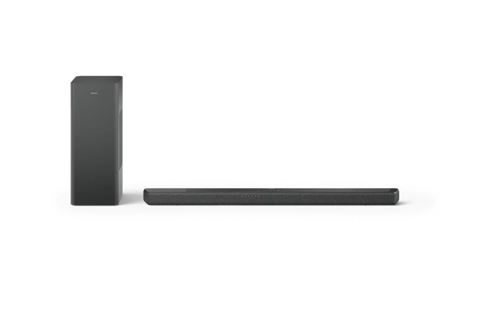 Philips TAB8301/10 - 3.1.2-kanaals Soundbar - Draadloze Subwoofer - 380W Vermogen - Dolby Atmos - DTS:X - DTS Virtual:X - Bluetooth 6.0 LE Audio - HDMI eARC - Gun Metal