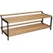 Essem Design Banc avec rangement chaussures Tamburin 100cm Bouleau-noir