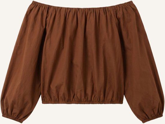 AAIKO Maddy Popline Co 540 Jurk Dames Bruin XL