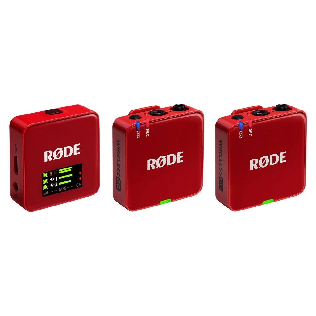 Rode Wireless GO Gen 3 - Rood - Microfoon