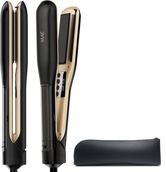 MAE® Steam Straight - Professionele Stoomstijltang - Zwart
