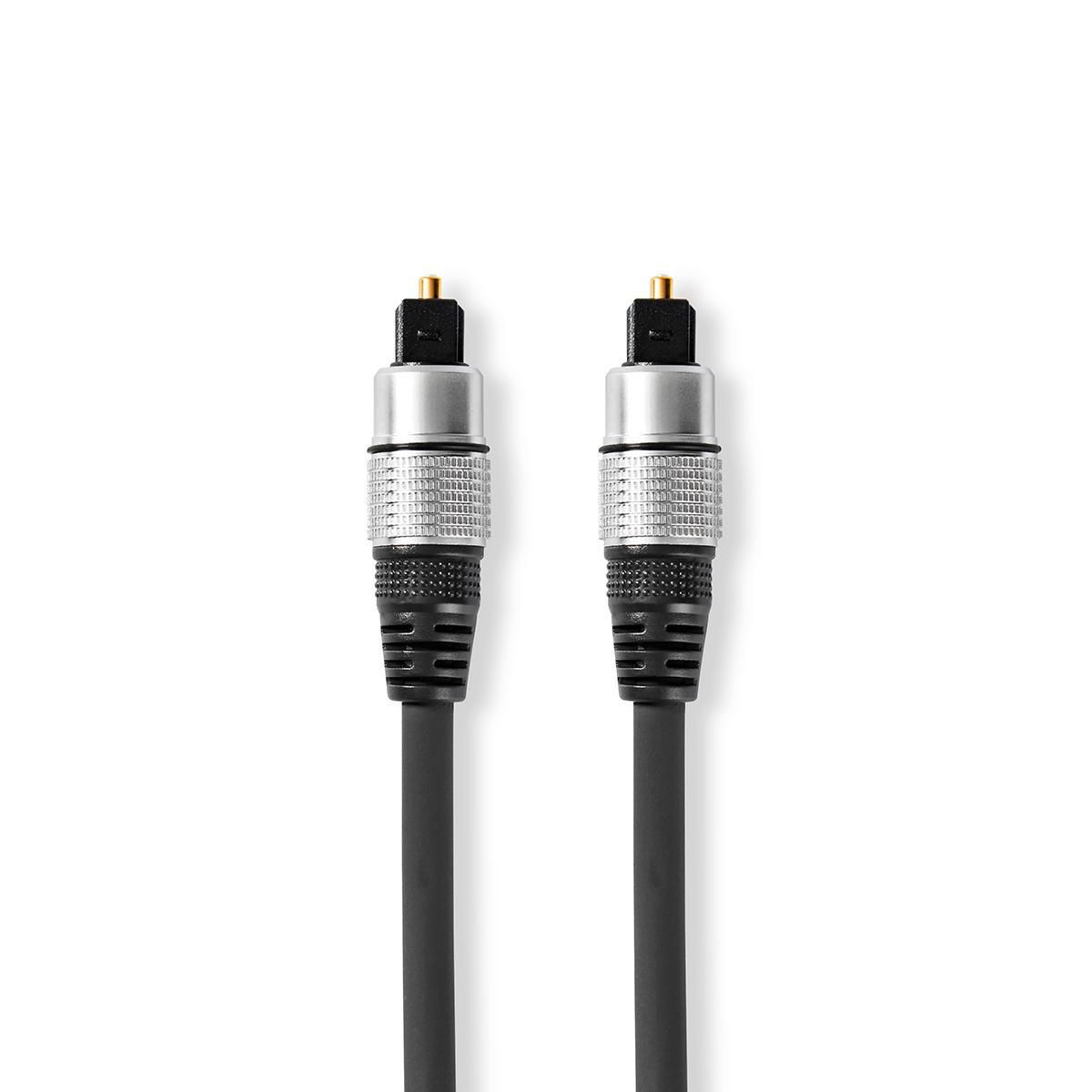 Nedis CAGC25000AT100 - Audio kabel - 10 m - Antraciet