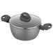 FLORINA Lava Stone: poêle en aluminium avec couvercle, 1,6 litre