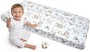 Medi Partners Hoeslaken, 70 x 140 cm, babymatras, 100% katoen, hoeslaken, voor babybed, hoeslaken, beddengoed, matras, dekbed (hert en eekhoorn)