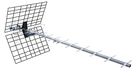 Metronic 425044 buitenantenne, 20 dB, 4G-filter, UHF, F-stekker