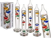 Out of the blue Galileo Thermometer 18cm Transparent Glass