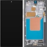 MP Samsung Écran avec Touchscreen MP compatible avec Samsung Galaxy S24 Ultra S928, avec Cadre, Version OLED, Noir