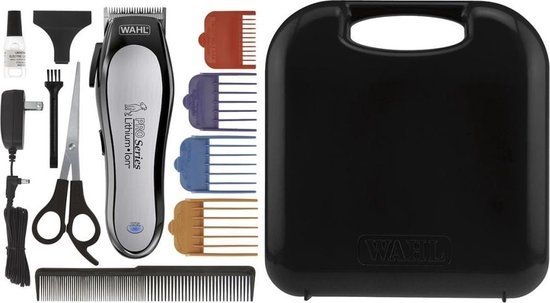 Wahl Lithium Ion Pro Series Dierentondeuse Set - Hond - 4 Opzetstukken