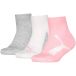 PUMA Bwt Recycled Cotton Quarter sokken voor kinderen, uniseks, 3 stuks