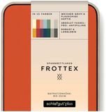 schlafgut Frottex Hoeslaken XL - 180x200 - 200x200 269 Red Mid