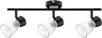 Milagro Best Serie - Reflektor - E14 - Zwart - 3 Lichtbronnen