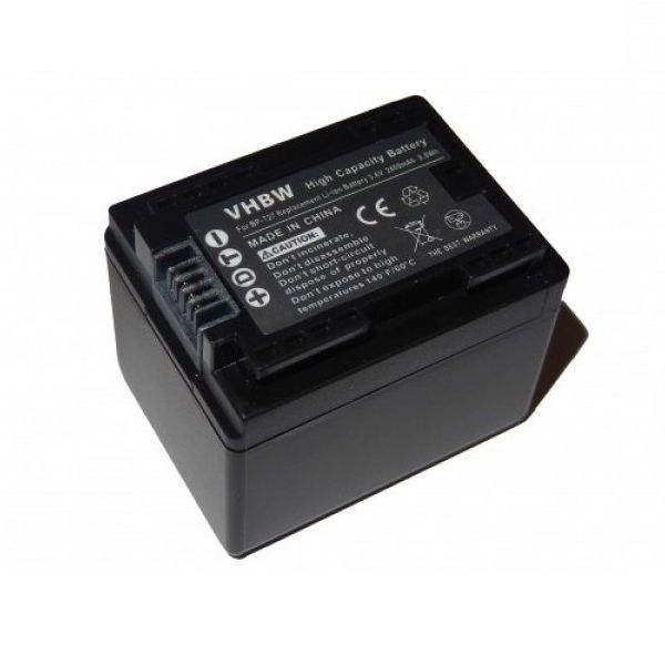 VHBW Camera accu compatibel met Canon BP-727 / 2400 mAh