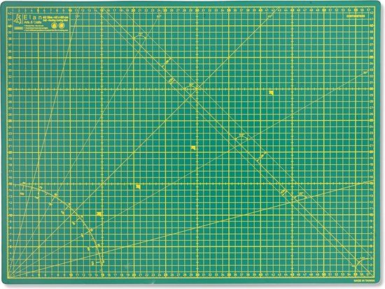 Elan Snijmat A2 Groen, 5-laagse Zelfherstellende Snijmat A2, Knutselmat, Snijmat 45x60 CM, Self Healing Cutting Mat A2, Snijmat A2 Zelfherstellende, Hobby Snijmat Groen, Werkmat, Self Healing Snijmat