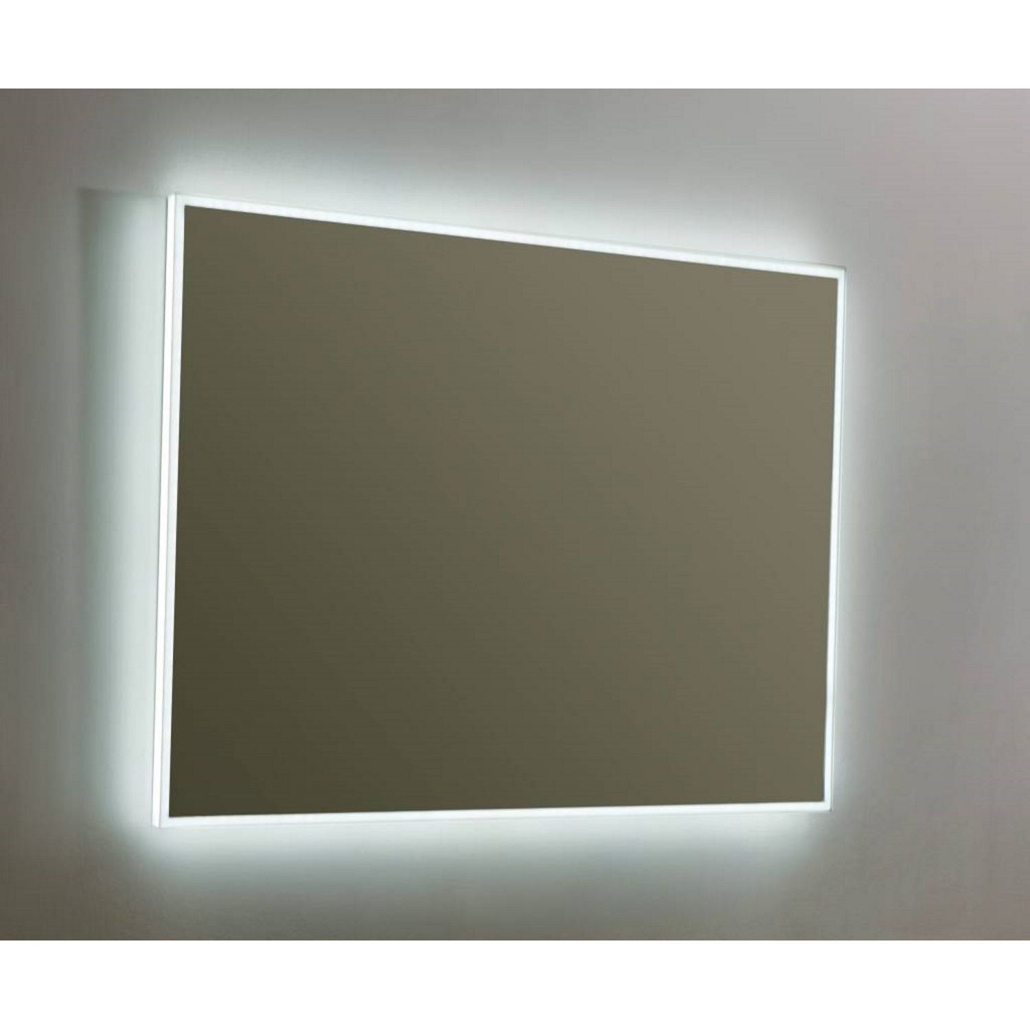 Sanilux Spiegel Infinity 100x70cm - Aluminium - LED - Spiegelverwarming