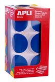 APLI Kids 17864 - Enorme ronde blauwe elastieken XL diameter 33 mm
