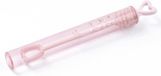 Partydeco Bellenblaas voor Bruiloft/trouwerij party - 48x stuks - uitdeel flesjes - roze met hartje