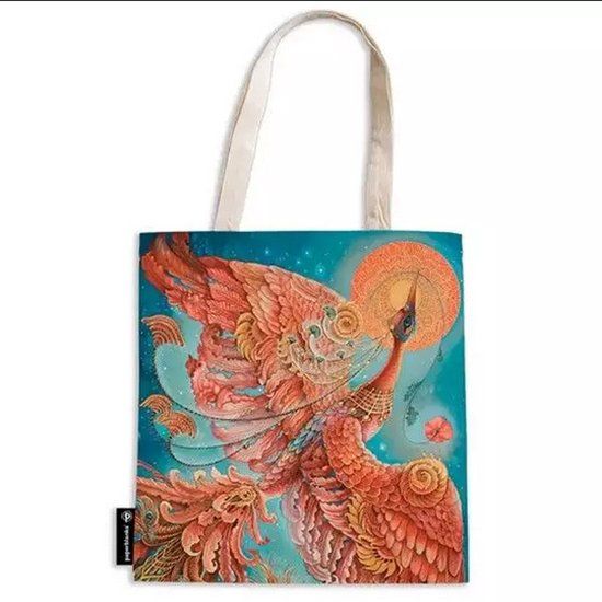 Vuurvogel Paperblanks Canvas tas Birds of Happiness Firebird 38x38x9cm