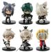 Solidchoice - 6 figurines Arknights - Lapland, Texas, Faust et Project Red figurines d'action