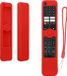 kwmobile hoes geschikt voor Sony RMF TX520U / TX520P / TX600C / TX600U / TX621E - Siliconen anti-slip hoes voor afstandsbediening in rood