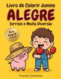 Livro Alegre Livro de Colorir Festa Junina