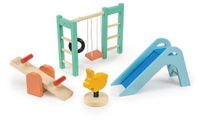 Mentari Poppenhuis Accessoireset Hout Meerkleurig