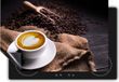 Chefcare Inductie Beschermer Kopje Koffie in een Hartje met Koffiebonen - 75x50 cm - Multicolor
