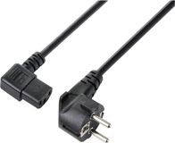 Sygonix SY-5243884 Apparaat (koud) Aansluitkabel Zwart 5.00 m