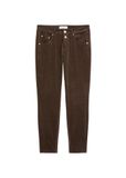 Marc O'Polo Pantalon 'Theda' brun foncé