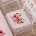PETTI Artigiani Italiani - Zitkussen voor keukenstoel met elastiek, 2 stuks, microvezel stoelhoezen met elastiek, stoelkussen met veer, roze strik, 100% Made in Italy