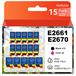 Cartouches couleur 266/267 pour WF-100W/WF-110W, 15 pièces