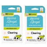 derma Angel - Patchs anti-acné de jour à l'acide salicylique (24 pièces)