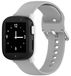 Wigento Xplora Hoogwaardige siliconen vervangingsband in de kleur grijs voor de Xplora X6 Play / X6 kinderhorloge