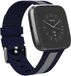 Strap-it Nylon Smartwatch bandje - Geschikt voor Apple Watch - Zwart/Grijs