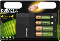 Duracell 4 uur batterijlader | Incl. 4x AA/AAA batterijen