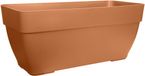 Elho Vibia Campana Trough 80 - Plantenbak voor Buiten - Ø 76.5 x H 33.3 cm - Terra