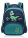 Dinosaurus sac à dos - Imperméable - Sac à dos pour enfants - Sangle de poitrine - Design mignon de dessin animé - 35 x 27 x 12 cm - Multiples compartiments