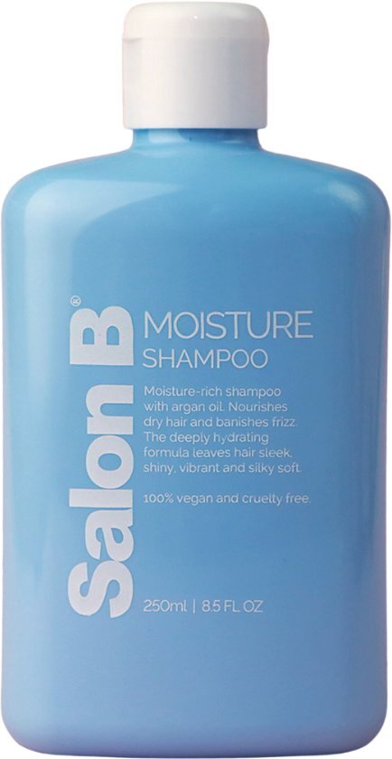 Salon B Moisture Shampoo 250ml - Normale shampoo vrouwen - Voor Alle haartypes