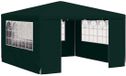vidaXL Partytent met zijwanden professioneel 90 g/m² 4x4 m groen