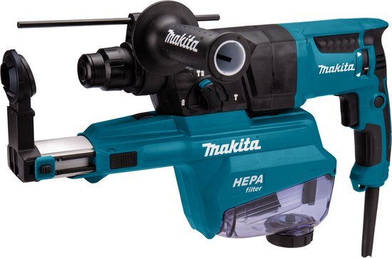 Makita HR2652J Combihamer 800W 2.4J met ingebouwde stofafzuiging + !