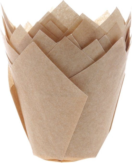 House of Marie Muffin Vormpjes - Tulp - Kraft - pk/36