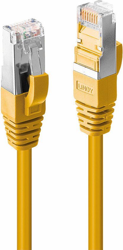 Lindy 47860 Netwerkkabel Geel 0,3 m Cat6a S/FTP