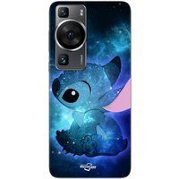 Maniacase Beschermhoes Huawei P60 Stitch bleu frand bleu