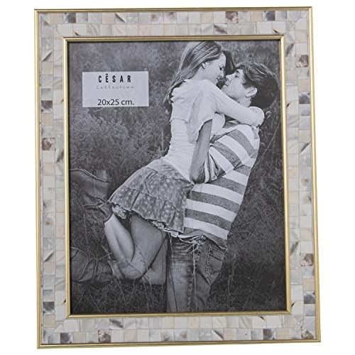 DRW Set van 2 fotolijsten, 20 x 25 cm, melamine, verschillende kleuren, 25,6 x 30,6 x 1,5 cm