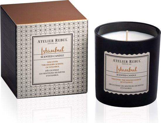 Atelier Rebul Istanbul - Geurkaars (210g) - 45 Branduren - Sojawas - Houtige & Kruidige Geur