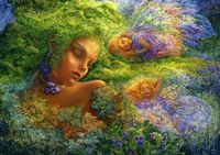 Grafika Puzzle - 1500 stukjes - Moss Maiden - Josephine Wall